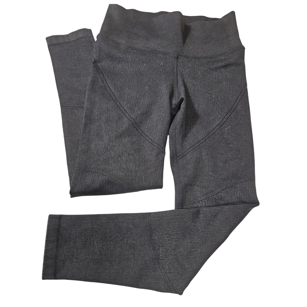 Offline by Aerie Leggings High Rise Charcoal Gray Ribbed Seamless Small